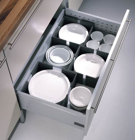 Base Drawer Plate & Bowl Storage